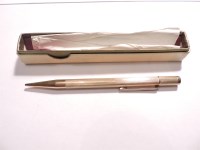 Lot 80 - A 9ct gold twist action propelling pencil