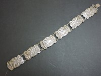 Lot 28 - A Danish silver bracelet
