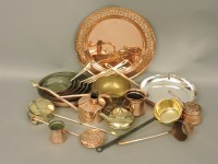 Lot 8 - Assorted copper and brass