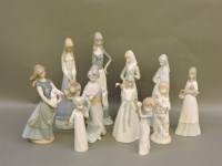 Lot 28 - Six modern Spanish Requena porcelain figures