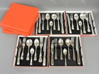 Lot 29 - Seven modern silver plated cutlery sets