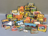 Lot 43 - A collection of 1980 and 1990s Corgi and Dinky die cast toys