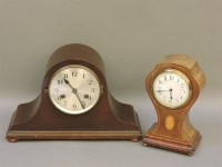 Lot 84 - An Edwardian mantel clock
