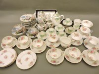 Lot 94 - A collection of assorted Victorian and later tea wares