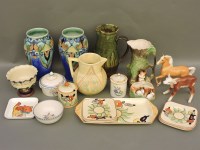 Lot 106 - Assorted Art Deco and other decorative items