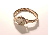 Lot 259 - A ladies 9ct gold Omega mechanical watch