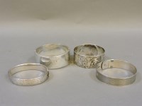 Lot 262 - Three sterling silver bangles