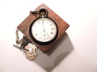 Lot 319 - A sterling silver open faced pocket watch