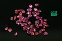 Lot 326 - A selection of assorted loose rubies