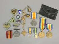 Lot 415 - Various World War I medals