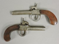 Lot 424 - Two percussion pocket pistols