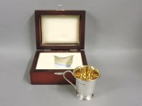 Lot 468 - A modern silver child's cup