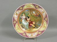 Lot 545 - A Vienna cabinet plate