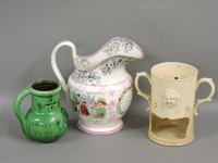 Lot 575 - A Brannam puzzle jug