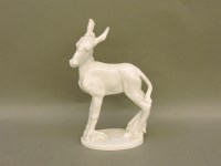 Lot 577 - A Meissen donkey