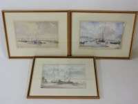 Lot 708 - Rowland de Winton Aldridge (1906-1997)
PIN MILL;
WEST MERSEA;
MORSTON