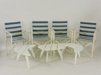 Lot 805 - Four folding garden chairs