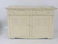 Lot 841 - A pine painted dresser base