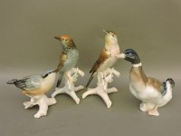 Lot 583 - Four Karl Ens birds