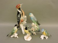 Lot 599 - Five Karl Ens birds