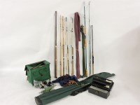 Lot 130 - A collection of coarse and sea fishing tackle
