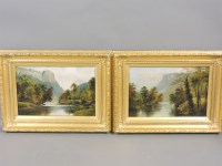 Lot 692 - B Willis Pryce
MATLOCK BATH; 
and another river scene
Signed