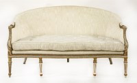 Lot 588 - A Hepplewhite settee