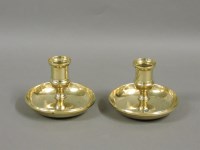 Lot 399 - A brass 'Brighton Bun' campaign candlestick