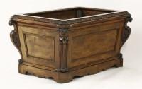 Lot 670 - A George IV mahogany wine cooler