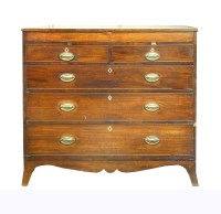 Lot 743 - A George III chest of drawers