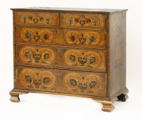 Lot 470 - A marquetry chest of drawers