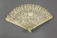 Lot 153 - A Canton ivory Fan