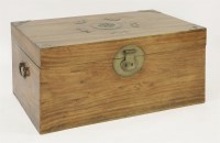 Lot 212 - A camphorwood Seaman's Chest