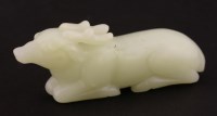 Lot 92 - A jade Stag