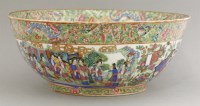 Lot 361 - A Canton punch bowl