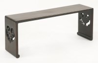 Lot 206 - A hongmu low Bench