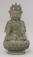 Lot 121 - A bronze Bodhisattva