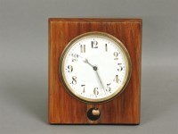 Lot 356 - A large bedside Goliath clock