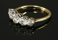 Lot 552 - A graduated five stone diamond ring