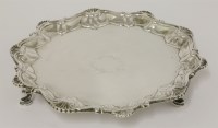 Lot 183 - A George III silver salver
