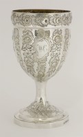 Lot 189 - A George III silver cup