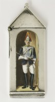 Lot 279 - A Victorian silver Sentry Box’ vesta case
by Sampson Mordan