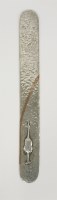 Lot 17 - A 19th century American silver and mixed metals paper knife