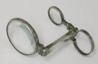 Lot 253 - An unusual silver pocket spy glass