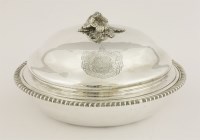 Lot 54 - A Georgian/Victorian silver entrée dish and cover
