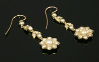 Lot 405 - A pair of gold