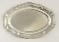 Lot 14 - A French silver meat dish
