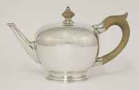 Lot 18 - An American metalwares teapot