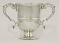 Lot 215 - A George II provincial silver two-handled cup