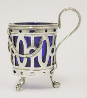 Lot 4 - A Continental silver mug